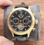 Replica Patek Philippe Perpetual Calendar Engraving watches 41mm with Tourbillon